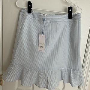 Southern tide Boat Blue adeline seersucker skirt